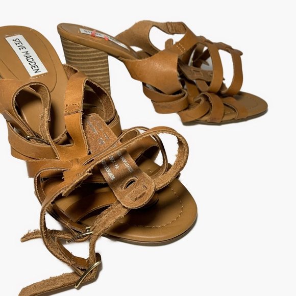 Steve Madden Gladiator Sandals Size 10 - Picture 3 of 9